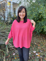 Dolman Sleeve Top- Coral