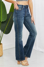 JUDY BLUE Vintage Wash Bootcut Jeans