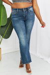 JUDY BLUE Vintage Wash Bootcut Jeans