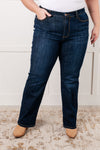 JUDY BLUE Alaina High Rise Classic Straight Jeans