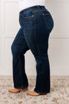 JUDY BLUE Alaina High Rise Classic Straight Jeans