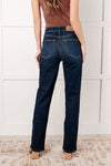 JUDY BLUE Alaina High Rise Classic Straight Jeans