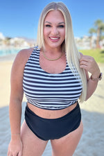 Cayman Islands Striped Swim Top