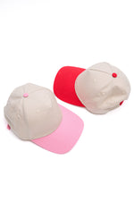 Come Hither Two Tone Canvas Cap Set