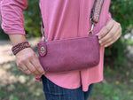 Crossbody Wristlet Clutch- Chili Pepper