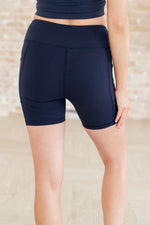 Getting Active Biker Shorts in Navy