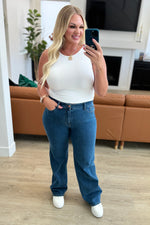 JUDY BLUE Hazel High Rise Vintage Wide Leg Jeans