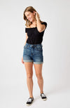 JUDY BLUE Tummy Control Vintage Cuffed Shorts