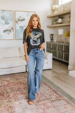 JUDY BLUE Katrina High Waist Distressed Denim Trousers