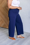 Magic Wide Leg Crop Pants in Navy