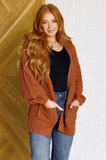 Maybe Monday Cardigan in Chestnut