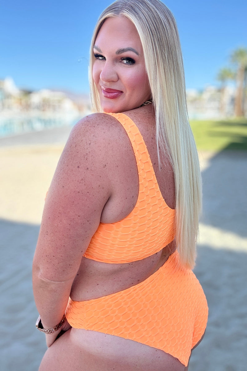 Oh So Orange Swim Top