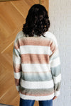 Ombre Feelings Striped Cardigan