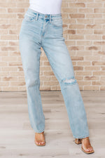 JUDY BLUE Parker High Rise 90's Straight Jeans