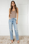 JUDY BLUE Patricia High Rise Rigid Magic 90's Straight Jeans