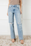 JUDY BLUE Patricia High Rise Rigid Magic 90's Straight Jeans