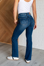 JUDY BLUE Santana High Rise Control Top Bootcut Jeans (Short Inseam)