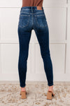 JUDY BLUE Skylar Mid Rise Thermal Vintage Skinny Jean