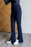 Stamina Stride Flare Leggings in Navy