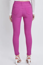 Hyper Stretch Skinnys- Berry Rose