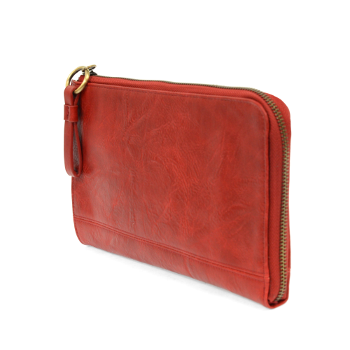 Convertible Wristlet & Wallet- Red