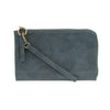 Convertible Wristlet & Wallet- Blue