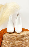 Tarim Bootie in White