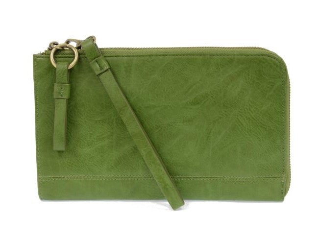 Convertible Wristlet & Wallet- Green