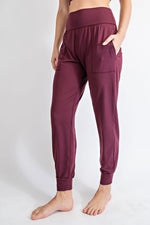 Butter Soft Joggers- Wine