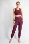 Butter Soft Joggers- Wine