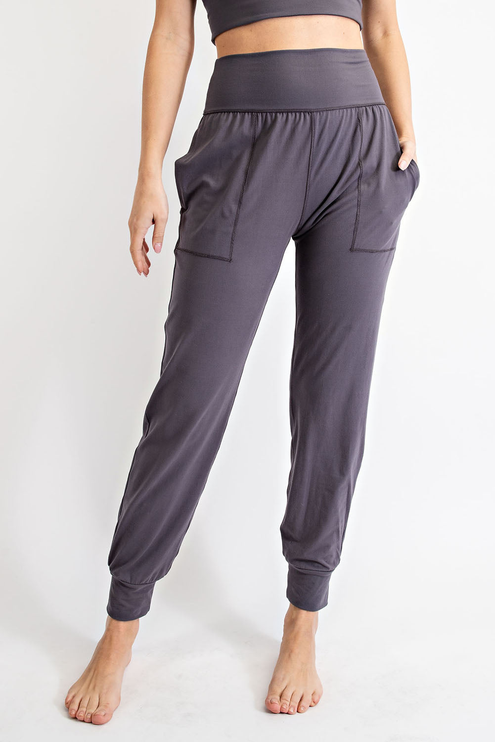Butter Soft Joggers- Charcoal – Carma's Cheerful Boutique