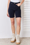 JUDY BLUE High Waist Tummy Control Bermuda Shorts