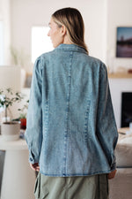 Business Brunch Denim Blazer