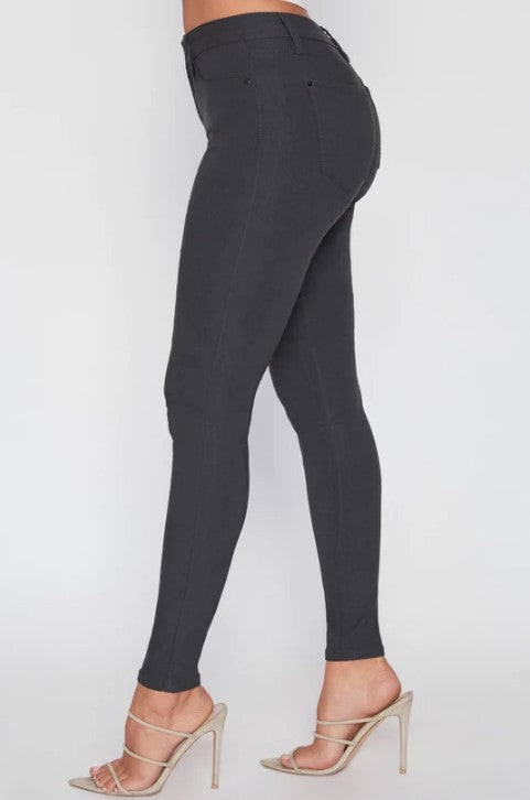 Hyper Stretch Skinnys- Charcoal