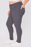 Hyper Stretch Skinnys- Charcoal