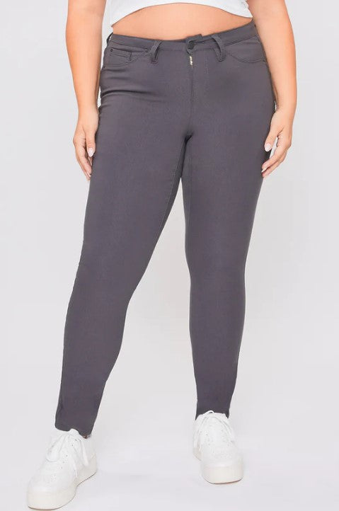 Hyper Stretch Skinnys- Charcoal