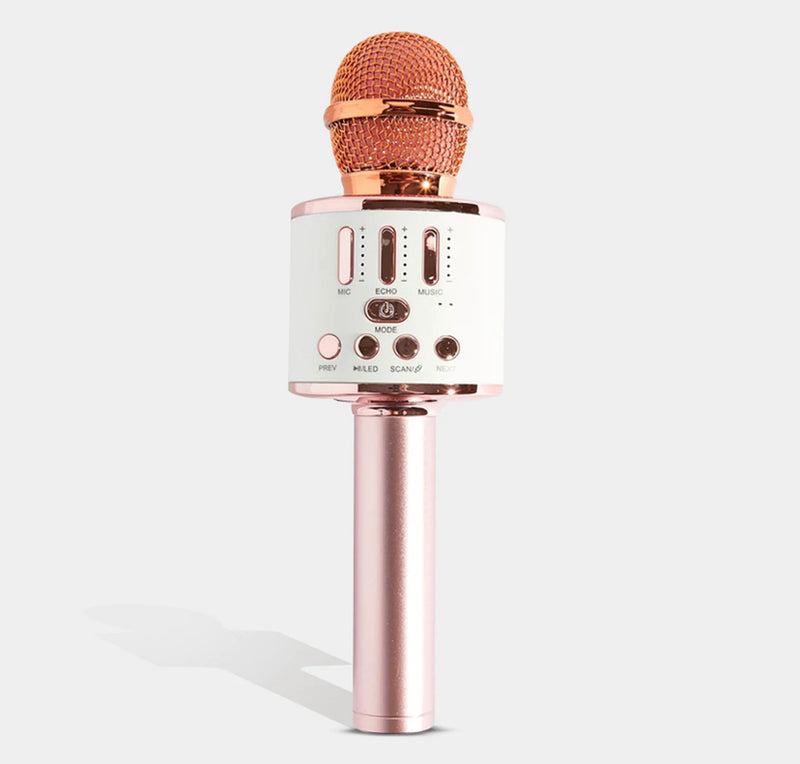 Rose Gold Wireless Karaoke Microphone