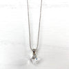 Large Crystal Cube Necklace