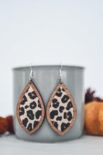 Inset Teardrop Earrings